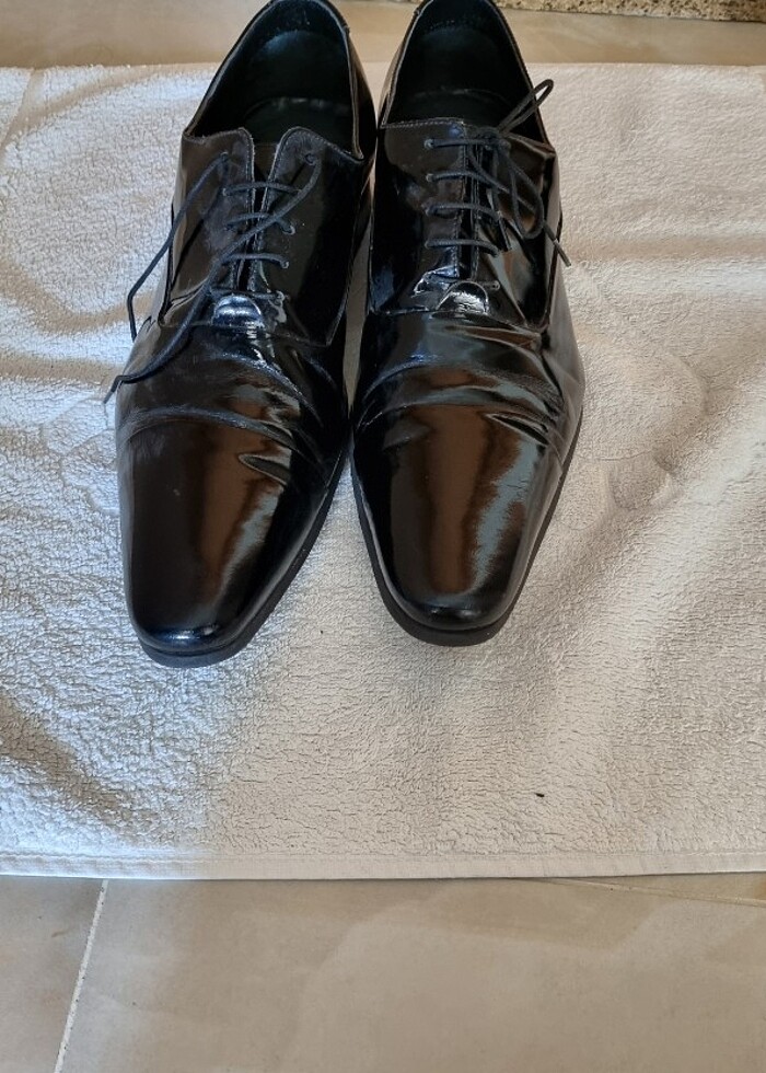 İnci siyah erkek kundura - Görsel 4