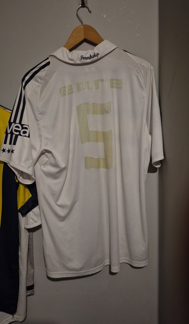 Emre Belözoğlu İmzalı Beyaz Efsane Fenerbahçe Forması - Görsel 3
