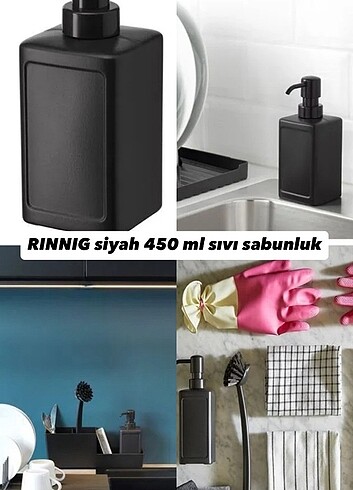 RINNIG yeşil 450 ml sıvı sabunluk