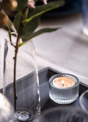 Beden GLIMMA beyaz 4 saat tealight mum