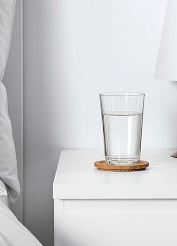 Ikea FÖRSEGLA bambu 9 cm bardak altlığı