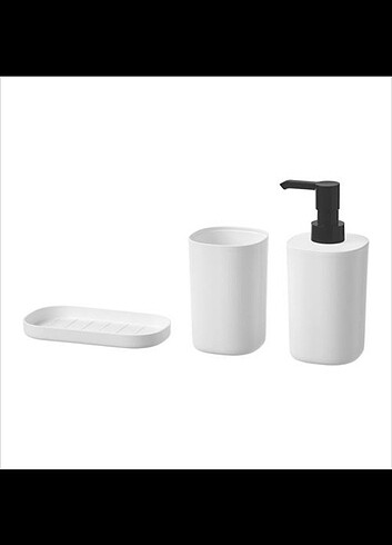 Ikea STORAVAN beyaz banyo seti