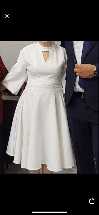 İsteme nikah elbisesi