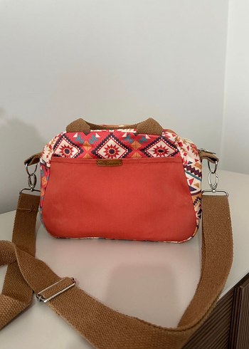 Etnik desenli özel dikim çanta - Görsel 3