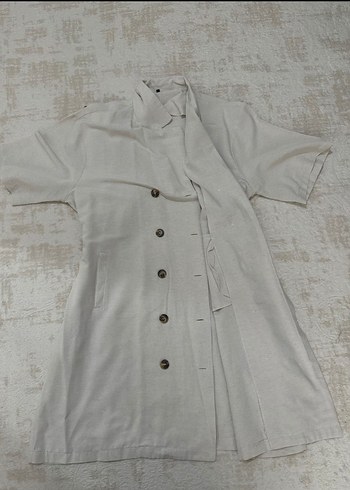 Keten elbise - Görsel 3