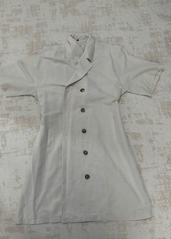 Keten elbise - Görsel 2