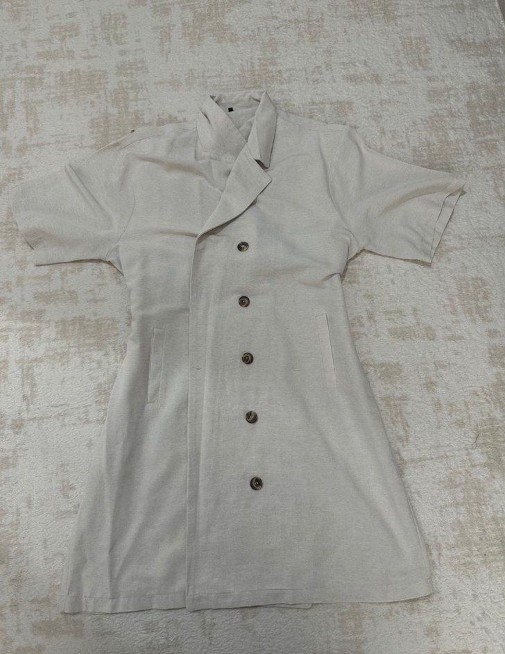 Keten elbise - Görsel 2