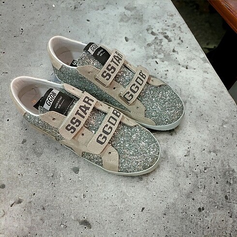 Golden Goose Deluxe GOLDEN GOOSE DELUXE BRAND - BLACK SILVERY, BEIGE