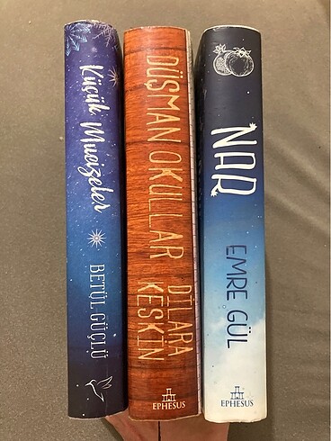 imzalı 3 kitap