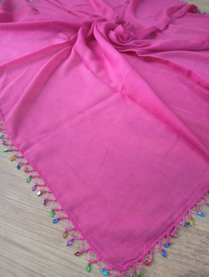 Boncuklu Pembe Kadın yazma - Görsel 2