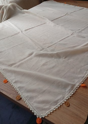 Dantel İşlemeli Beyaz Kadın yazma - Görsel 2