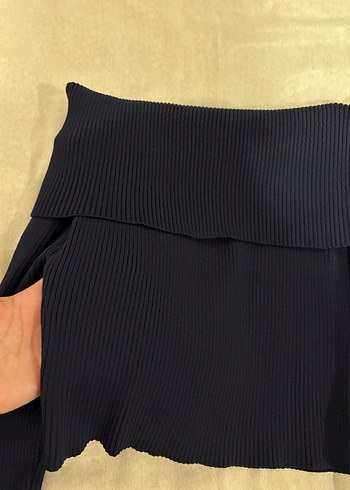 Kadın Lacivert Kazak - Görsel 4