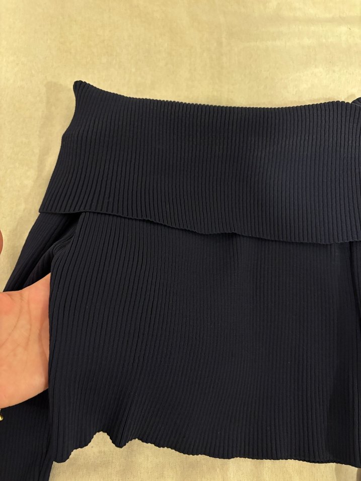 Kadın Lacivert Kazak - Görsel 4