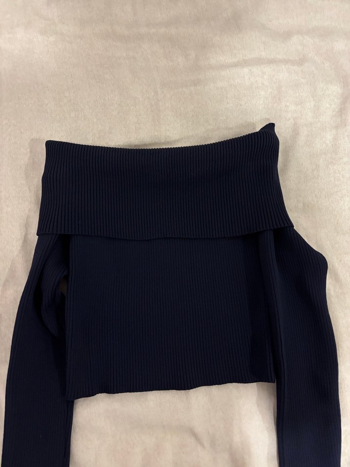 Kadın Lacivert Kazak - Görsel 2