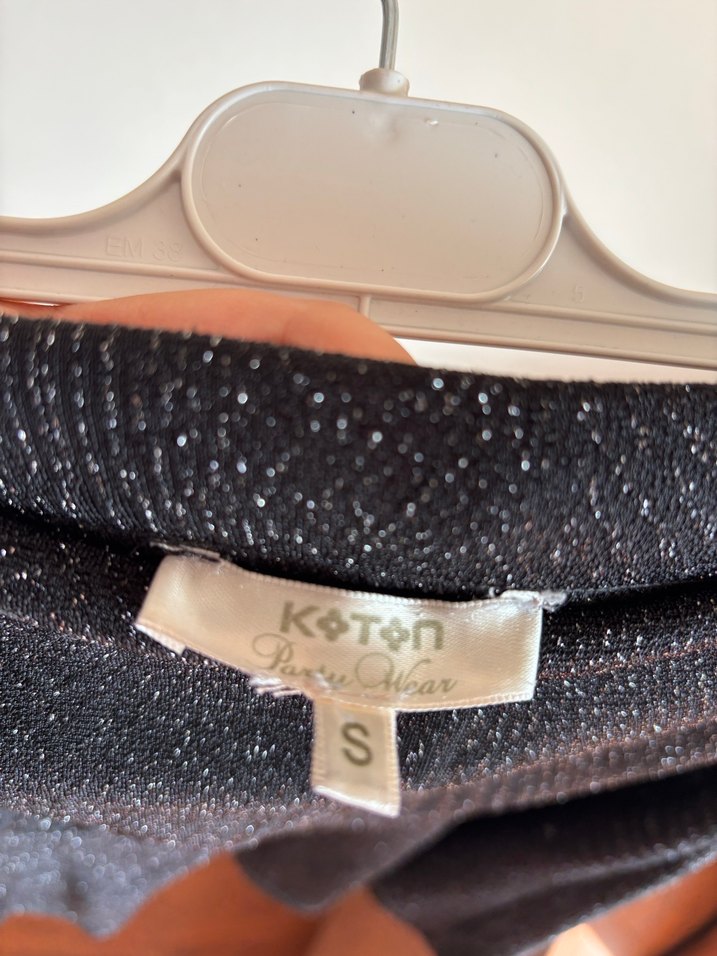 Simli Siyah Etek - Görsel 4