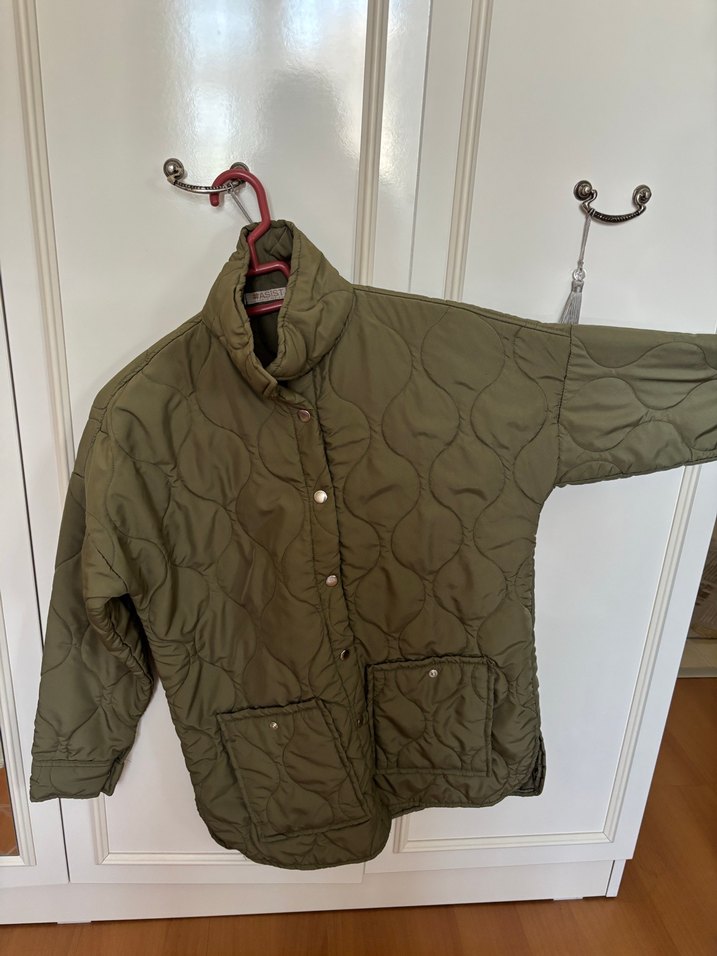 Kadın Yeşil Ceket - Görsel 2