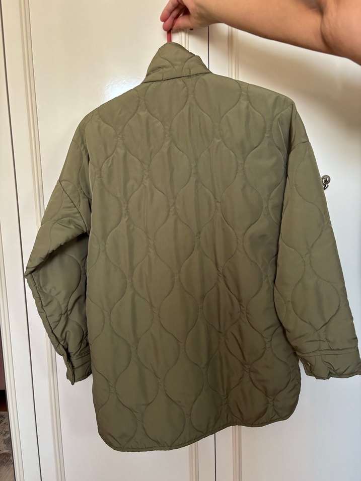 Kadın Yeşil Ceket - Görsel 3