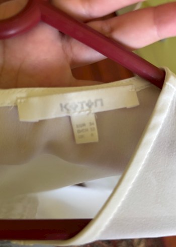 Beyaz Kadın Bluz - Görsel 3