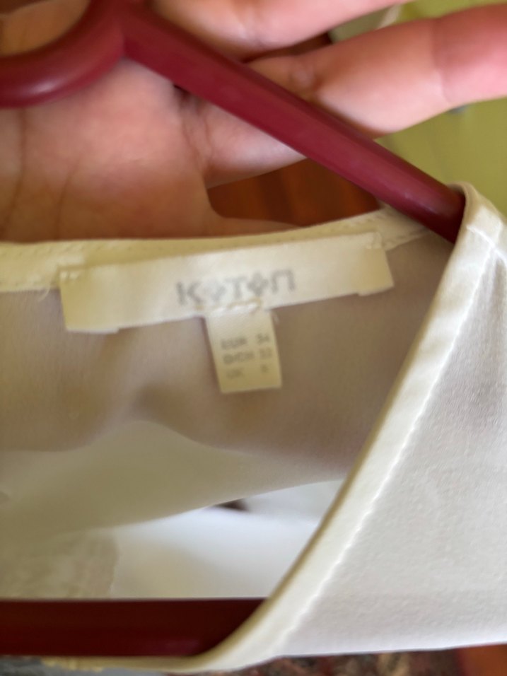 Beyaz Kadın Bluz - Görsel 3