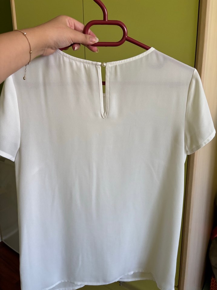Beyaz Kadın Bluz - Görsel 2