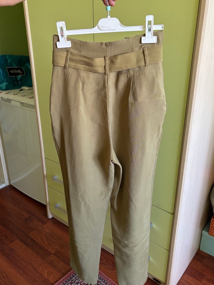 Kadın Keten Pantolon - Görsel 2