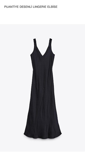 Zara Puantiyeli Elbise