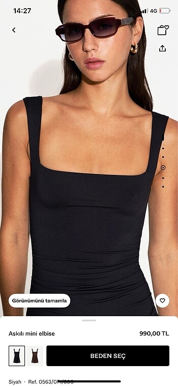 Bershka Bershka siyah elbise