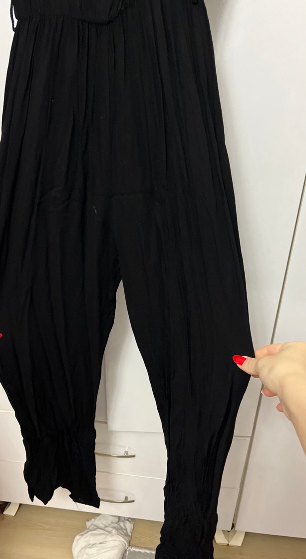 siyah basic tulum - Görsel 2