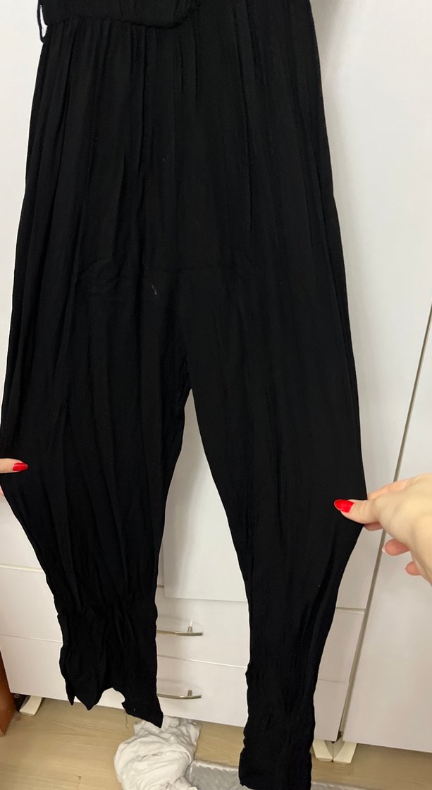 siyah basic tulum - Görsel 3