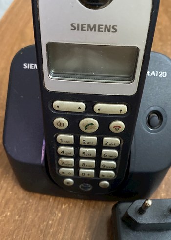Siemens Aset A120 Siyah Telsiz Telefon - Görsel 2