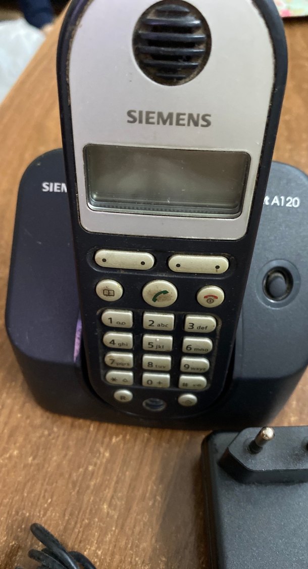 Siemens Aset A120 Siyah Telsiz Telefon - Görsel 2