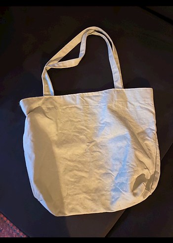 Tote bag kalın kumaş mint yeşili - Görsel 5