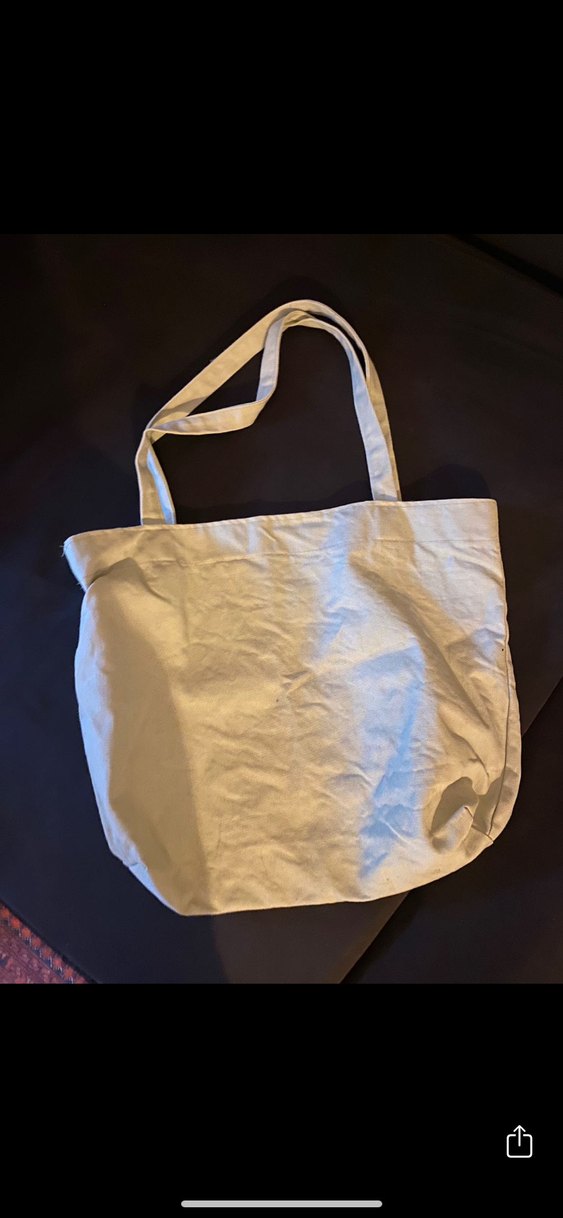 Tote bag kalın kumaş mint yeşili - Görsel 5