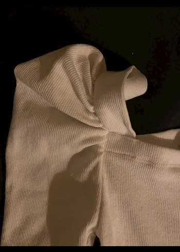 Kadın Beyaz Uzun Kollu Bluz - Görsel 2