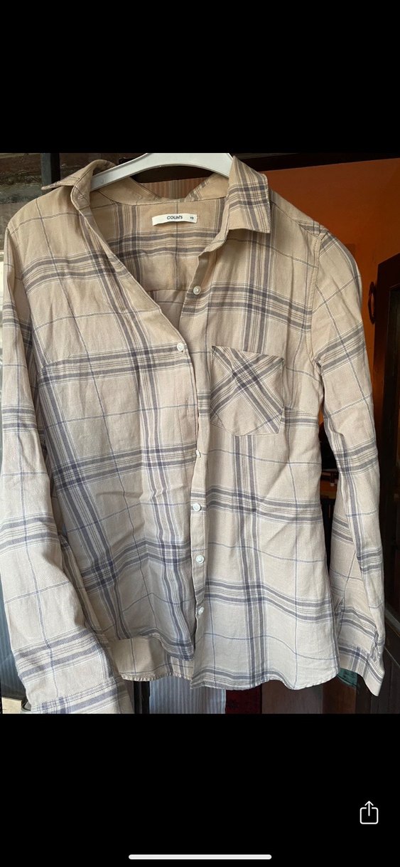 Ekose pamuk gömlek - Görsel 2