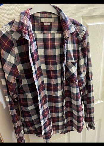 Zara Man ekose erkek gömlek relaxed fit - Görsel 2