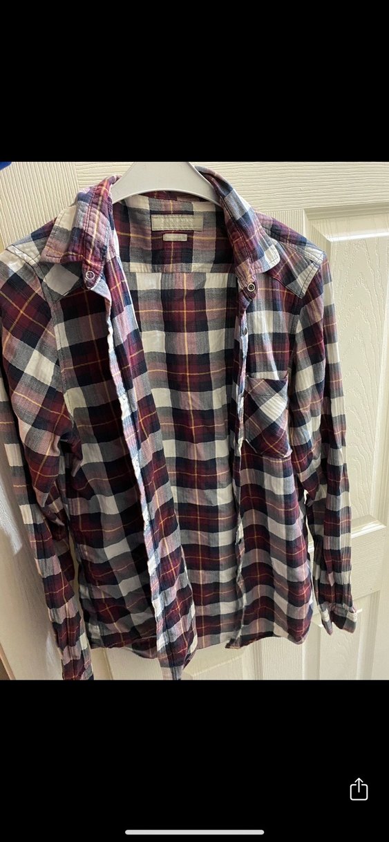 Zara Man ekose erkek gömlek relaxed fit - Görsel 2