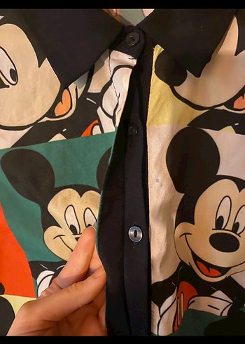 Mickey Mouse pop art Gömlek - Görsel 4
