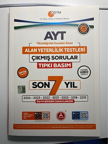 Ayt son 7 yıl çıkmış sorular