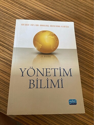 Yönetim bilimi kitabı