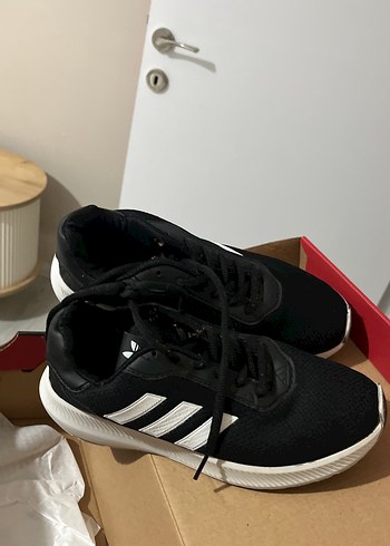 Adidas Siyah Beyaz Erkek Spor Ayakkabı - Görsel 3