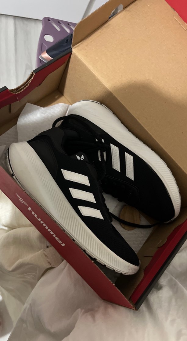 Adidas Siyah Beyaz Erkek Spor Ayakkabı - Görsel 2