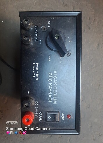 Adaptör güç kaynağı ayarlanabilir