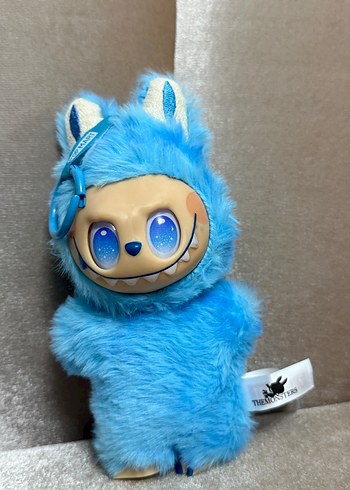 LABUBU ÇEŞİTLERİ Gri Peluş Oyuncak Anahtarlık - Görsel 5