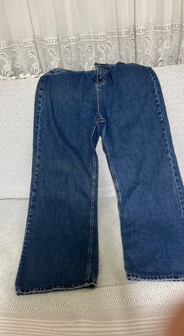 Kadın Mavi Denim Normal Boy Fermuarlı Jean - Görsel 2