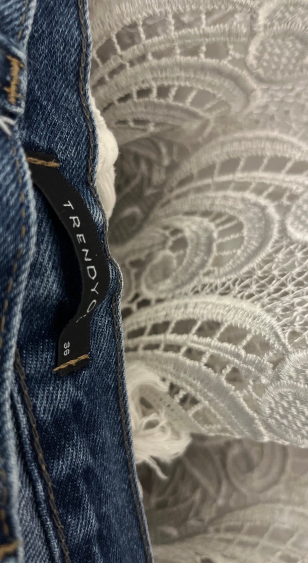 Kadın Mavi Denim Normal Boy Fermuarlı Jean - Görsel 3