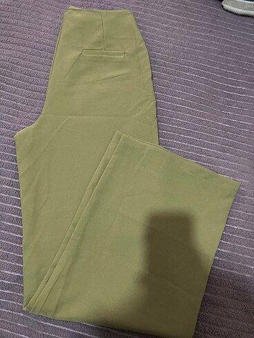 Yağ Yeşili Kumaş Pantolon