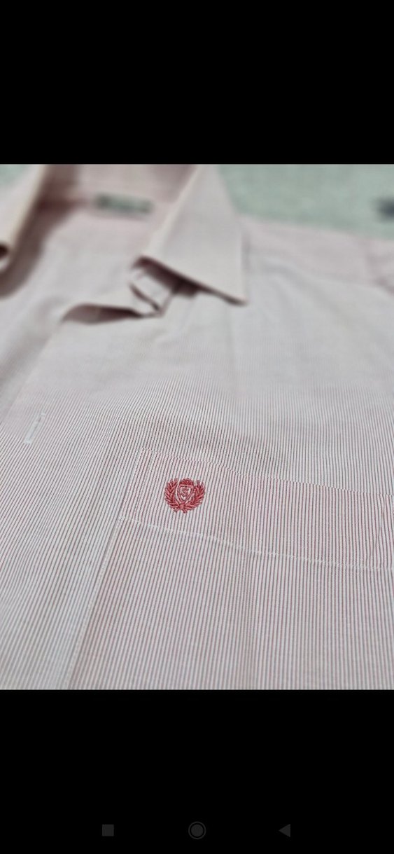 Pembe Pamuklu Uzun Kollu Erkek Gömlek - Görsel 3