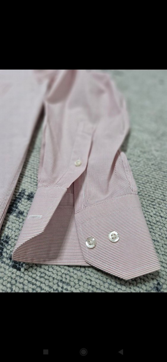 Pembe Pamuklu Uzun Kollu Erkek Gömlek - Görsel 4