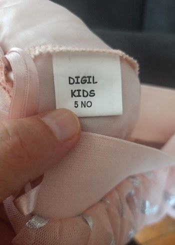 Puantiyeli Pembe Fırfırlı Kız Eteği - Görsel 6